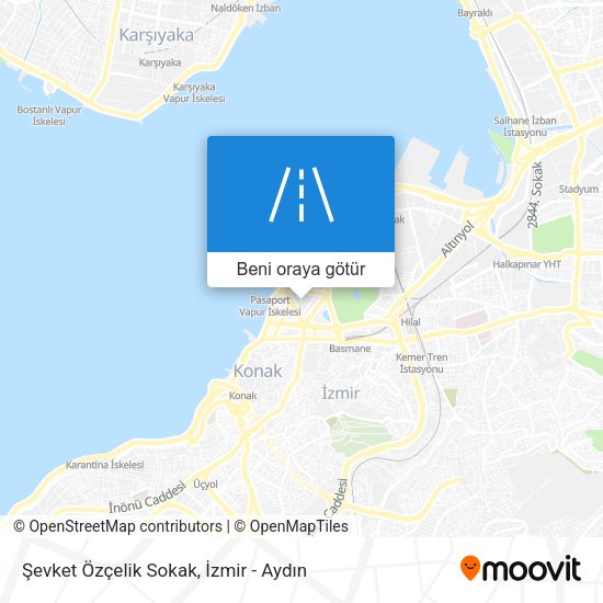 Şevket Özçelik Sokak harita