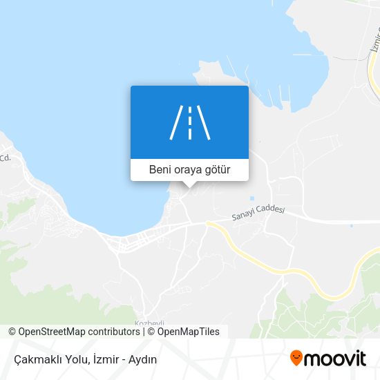 Çakmaklı Yolu harita