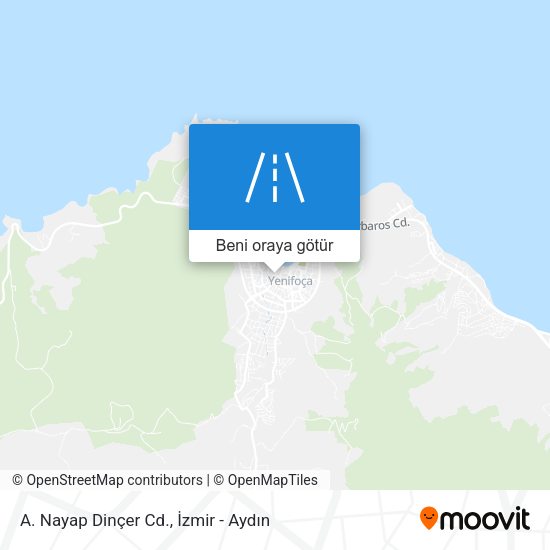 A. Nayap Dinçer Cd. harita