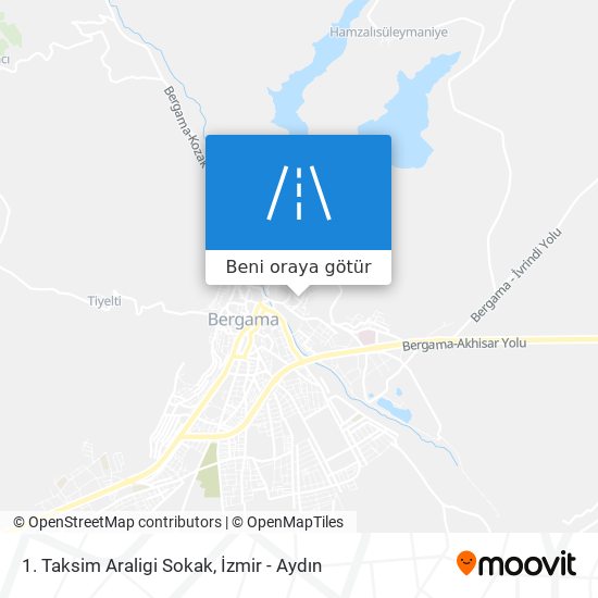 1. Taksim Araligi Sokak harita