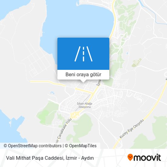 Vali Mithat Paşa Caddesi harita
