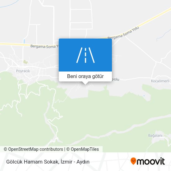 Gölcük Hamam Sokak harita