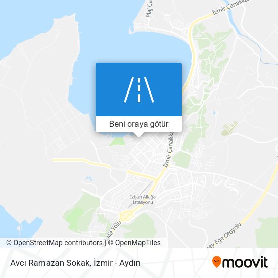 Avcı Ramazan Sokak harita