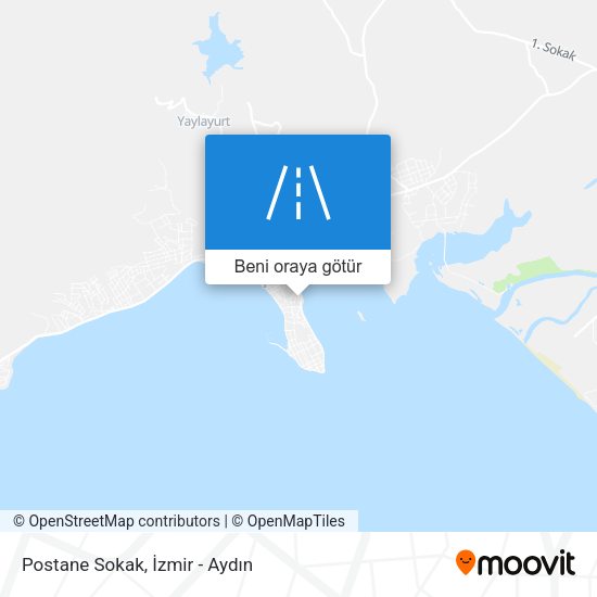 Postane Sokak harita