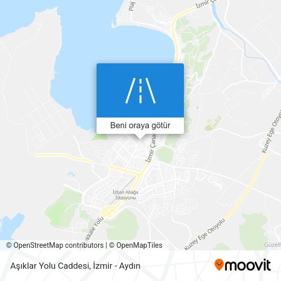 Aşıklar Yolu Caddesi harita