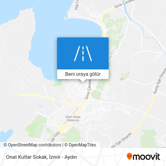Onat Kutlar Sokak harita