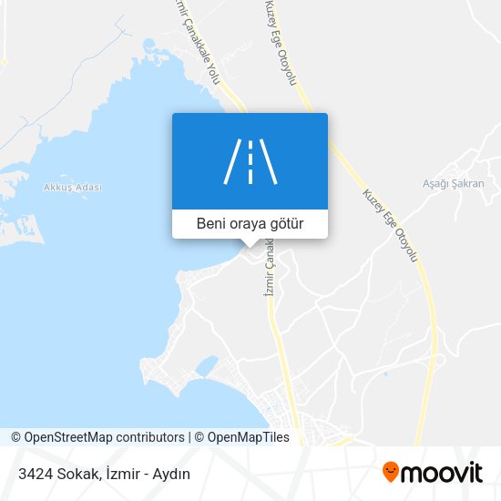 3424 Sokak harita