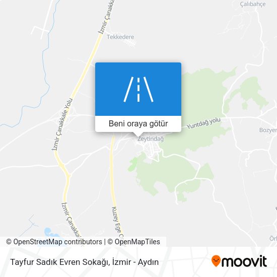 Tayfur Sadık Evren Sokağı harita