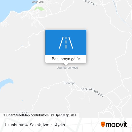 Uzunburun 4. Sokak harita