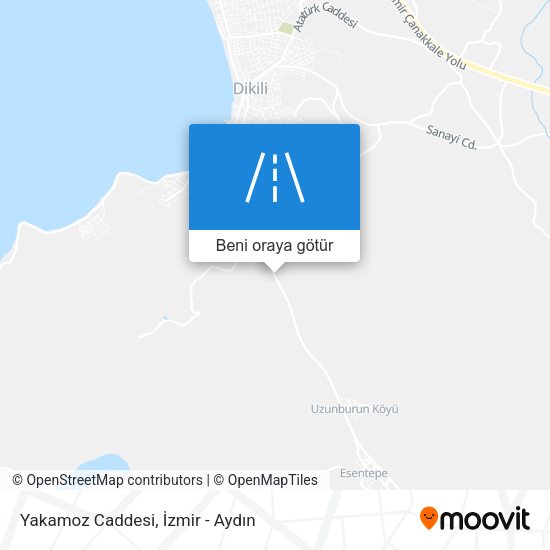 Yakamoz Caddesi harita