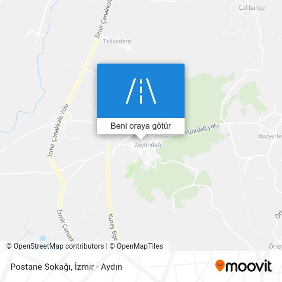 Postane Sokağı harita