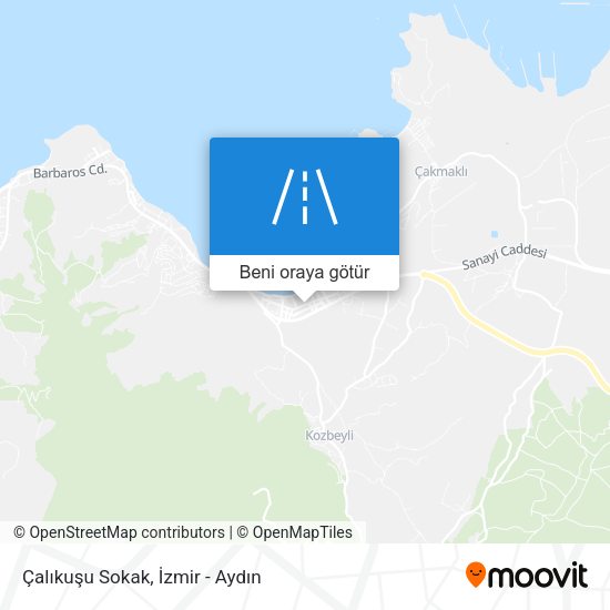 Çalıkuşu Sokak harita