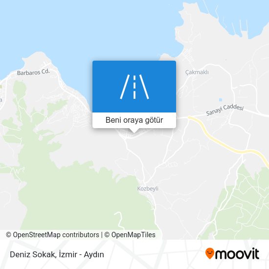 Deniz Sokak harita