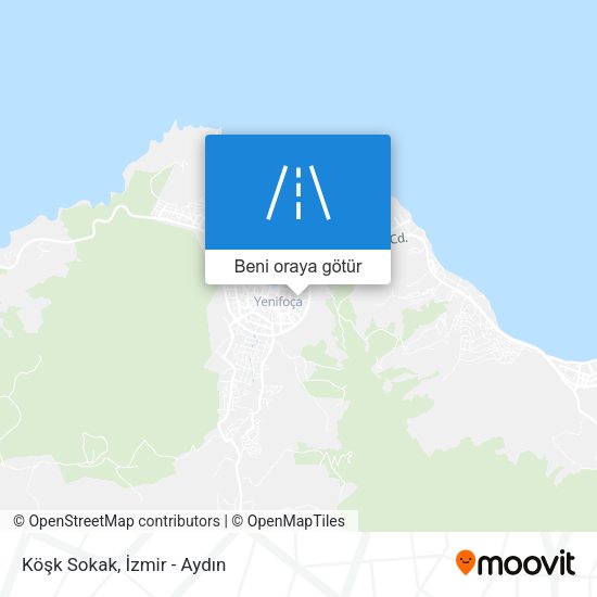 Köşk Sokak harita