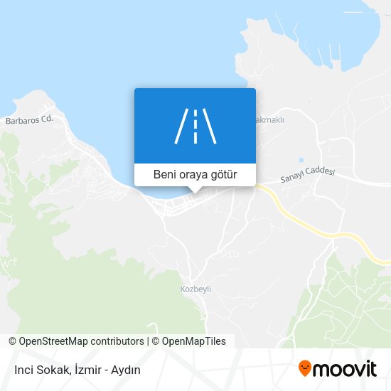 Inci Sokak harita
