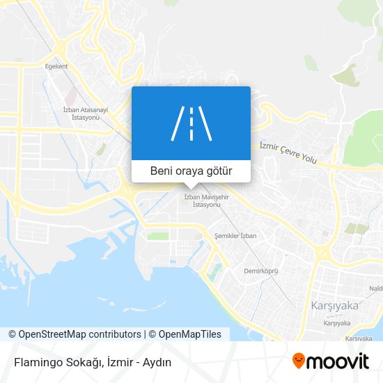 Flamingo Sokağı harita