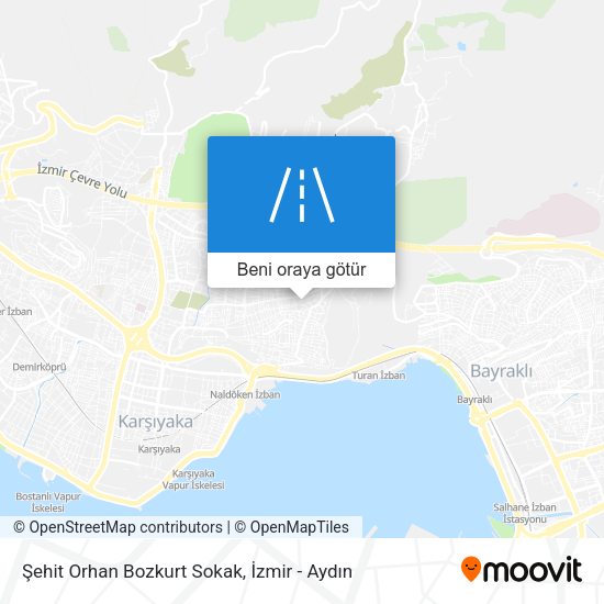 Şehit Orhan Bozkurt Sokak harita