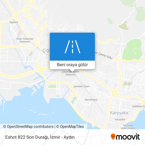 Eshot 822 Son Durağı harita