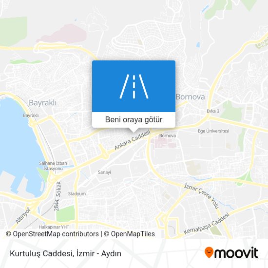 Kurtuluş Caddesi harita