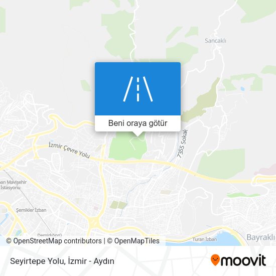 Seyirtepe Yolu harita