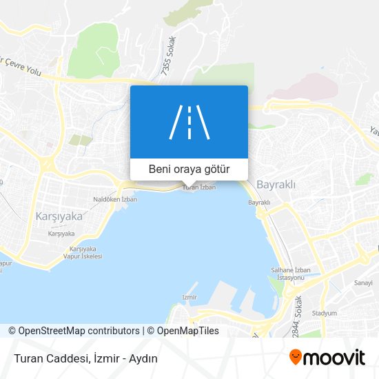 Turan Caddesi harita