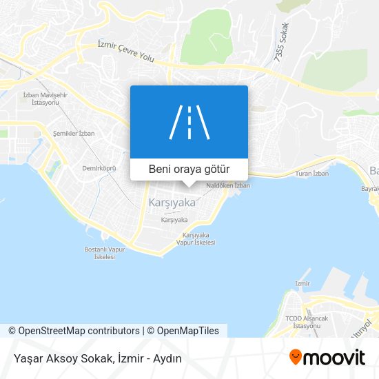 Yaşar Aksoy Sokak harita