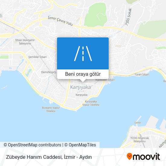 Zübeyde Hanım Caddesi harita