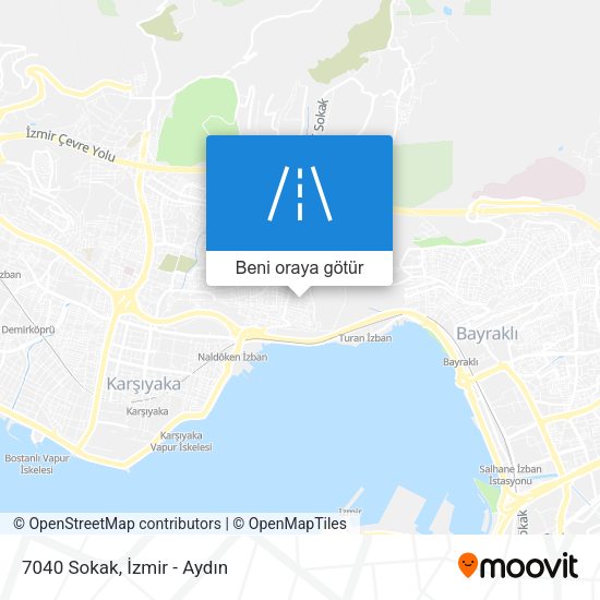 7040 Sokak harita