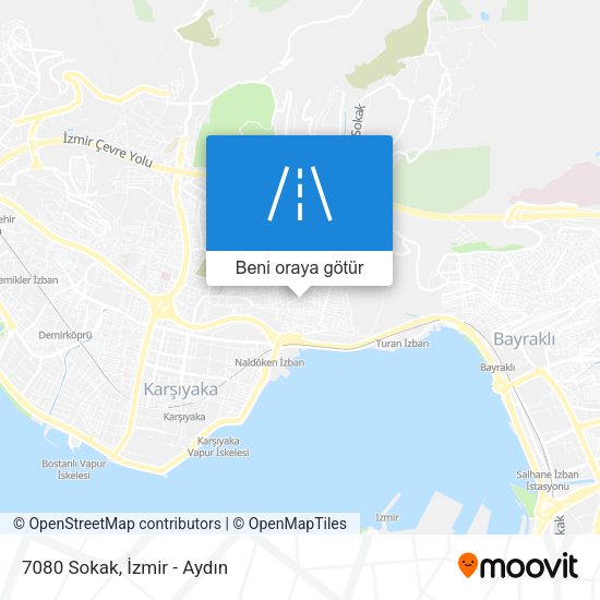 7080 Sokak harita