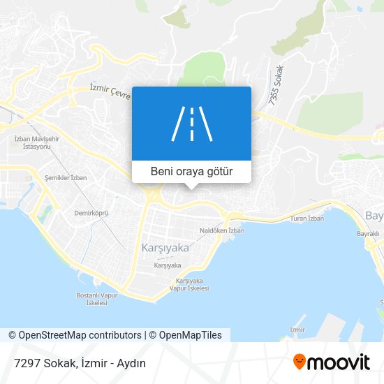 7297 Sokak harita