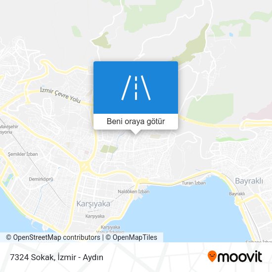 7324 Sokak harita