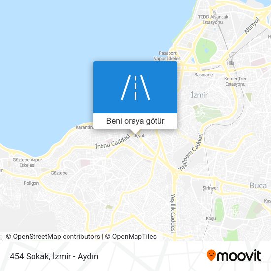 454 Sokak harita