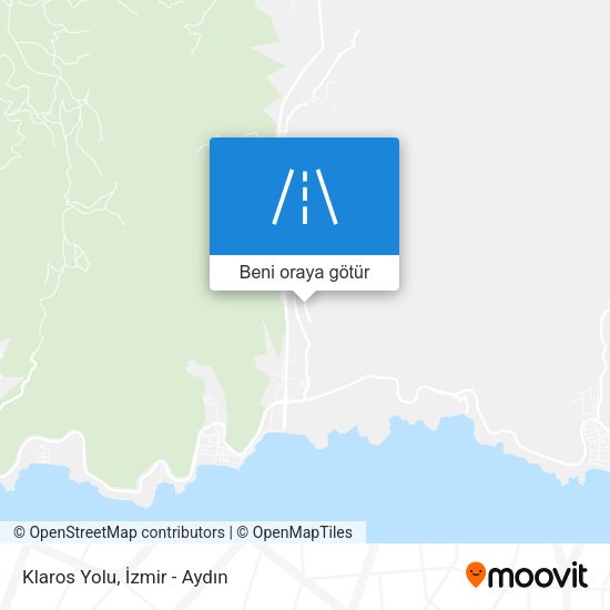 Klaros Yolu harita