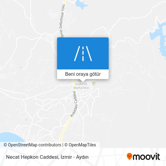 Necat Hepkon Caddesi harita