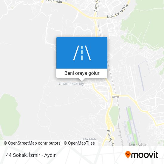 44 Sokak harita