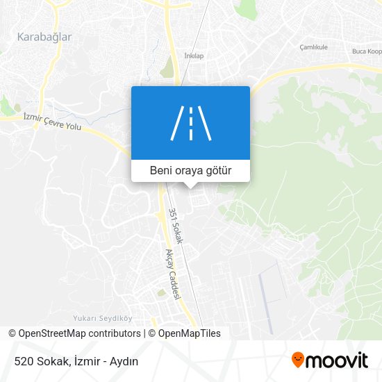 520 Sokak harita