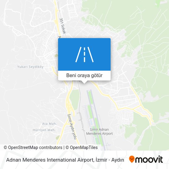 Adnan Menderes International Airport harita