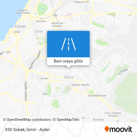 950 Sokak harita