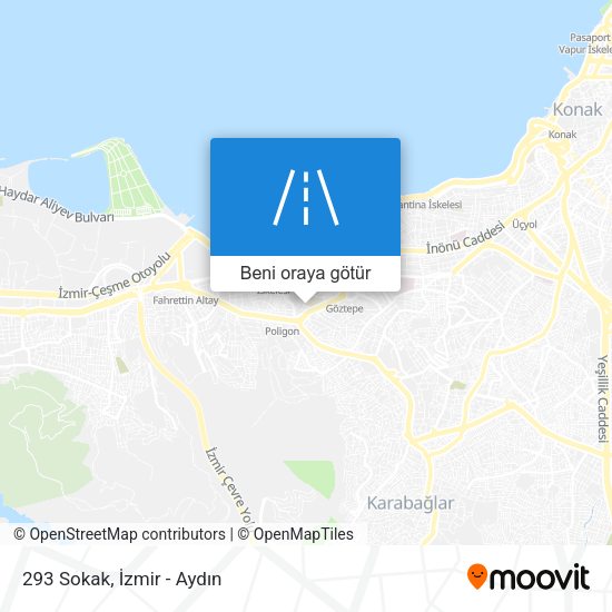 293 Sokak harita
