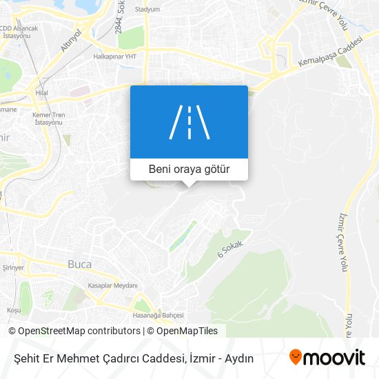 Şehit Er Mehmet Çadırcı Caddesi harita