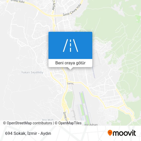 694 Sokak harita