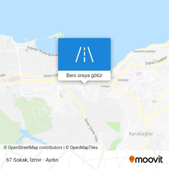 67 Sokak harita
