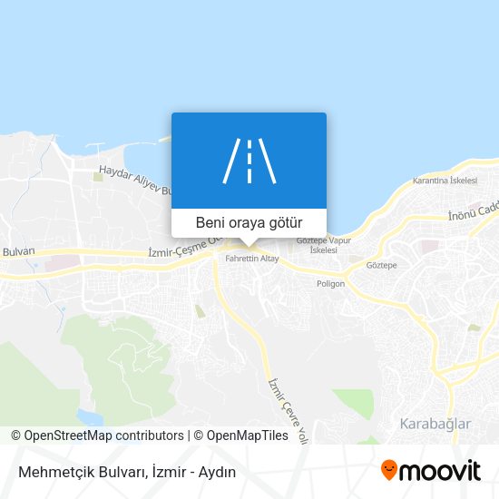 Mehmetçik Bulvarı harita