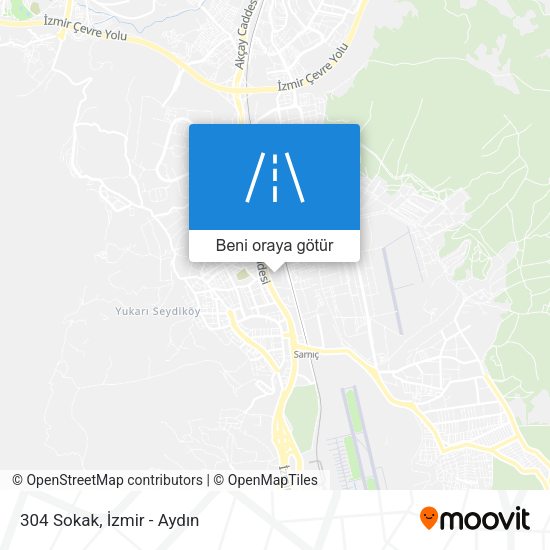 304 Sokak harita