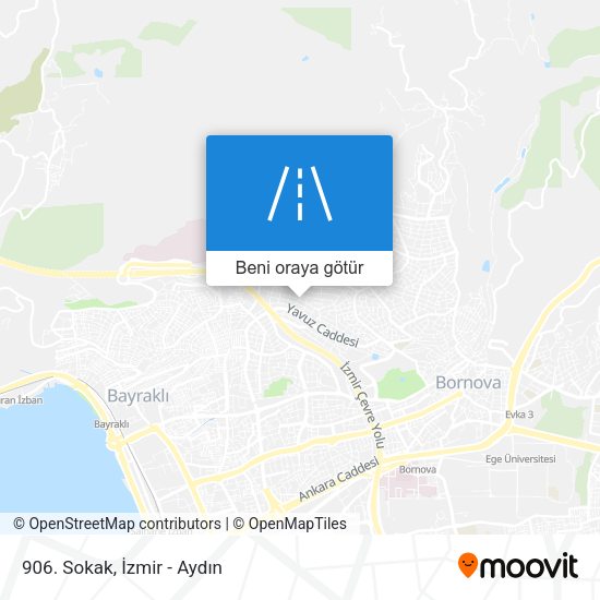 906. Sokak harita
