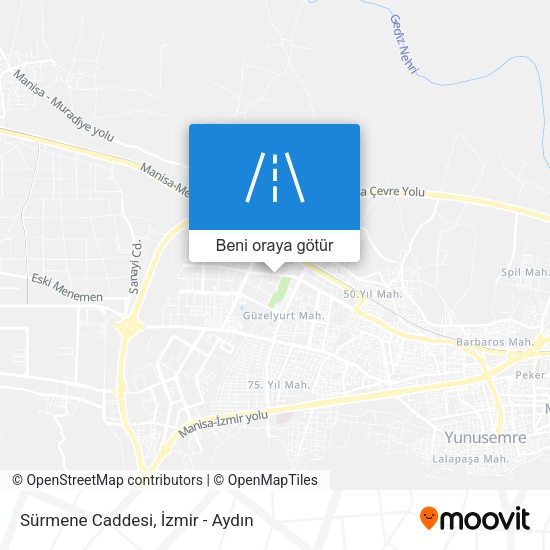 Sürmene Caddesi harita