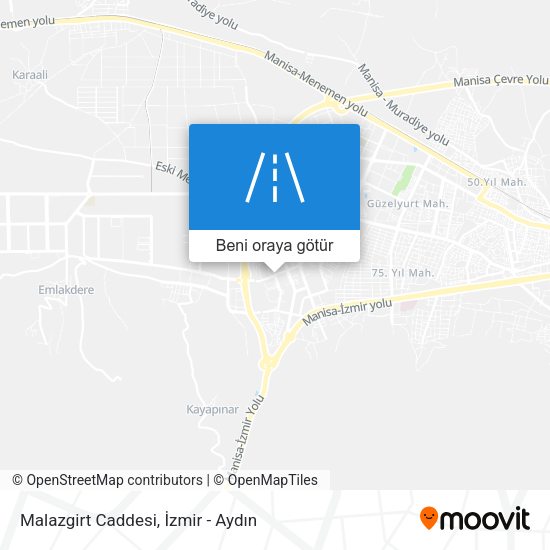 Malazgirt Caddesi harita
