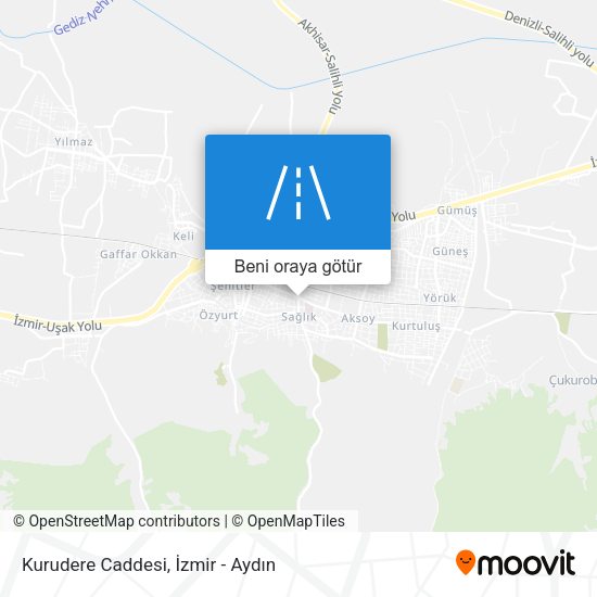 Kurudere Caddesi harita