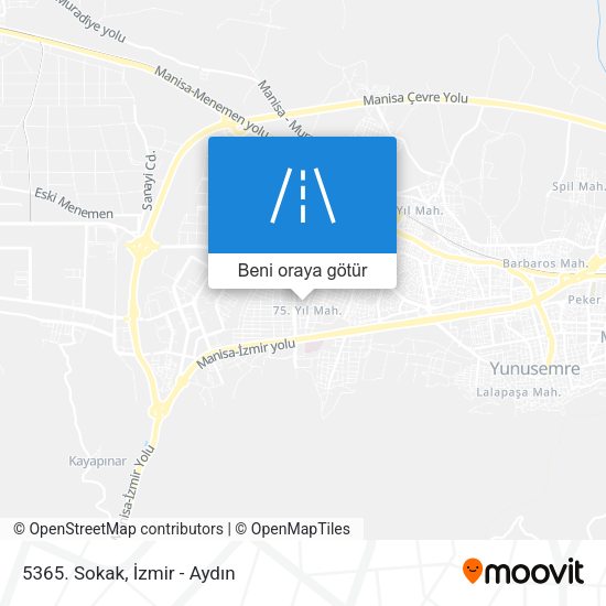 5365. Sokak harita