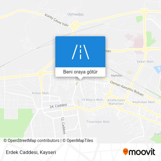 Erdek Caddesi harita